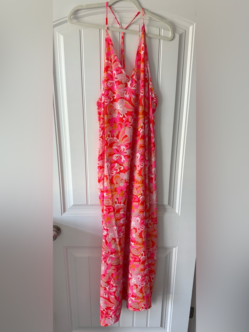 NEW Pink Lily Pink Floral Maxi